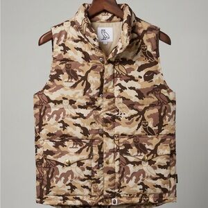 BAPE x OVO Woodland Camo Down Vest